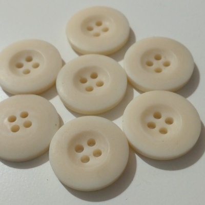 Botão Branco Mate - 20 mm Pack 12