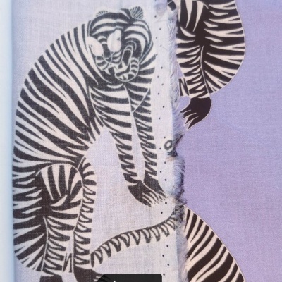 Tissu Voile FELINO LILÁS