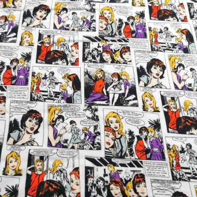Malha Jersey Interlock algodão COMICS