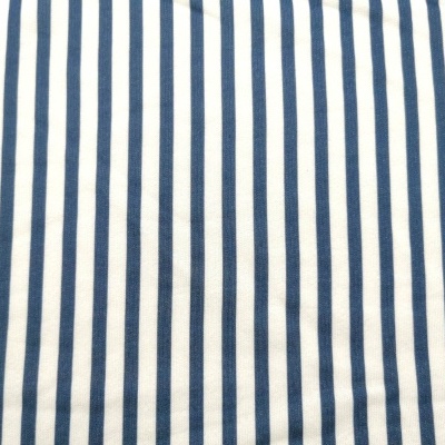 American fleece poly/alg STRIP BLUE I