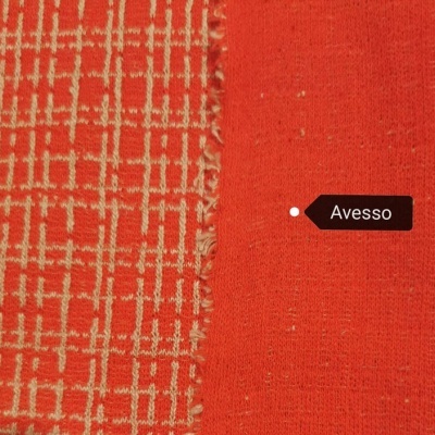 Malha Jersey Jacquard CORAL