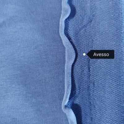 Malla italiana sin cardar con elastano AZUL OCÉANO