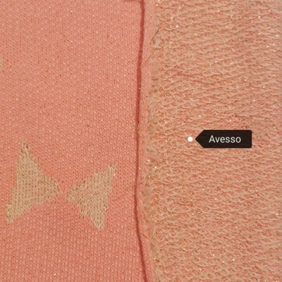 Jersey Jacquard CORAL LAÇOS