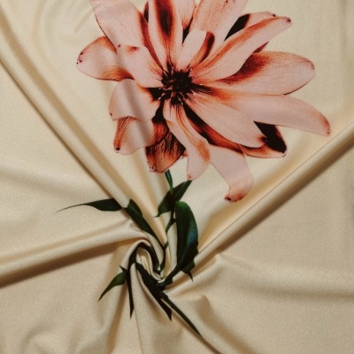 Malha Jersey Licra Painel BIG FLOWER