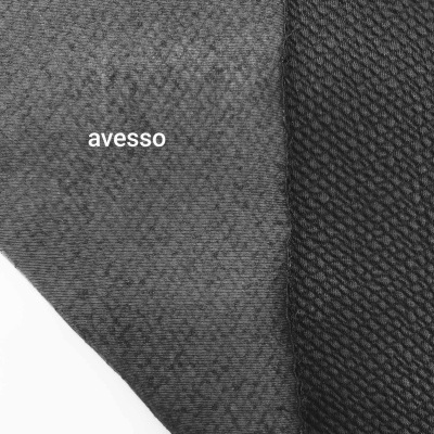 Malha Jacquard Interlock CROCCO NOIR