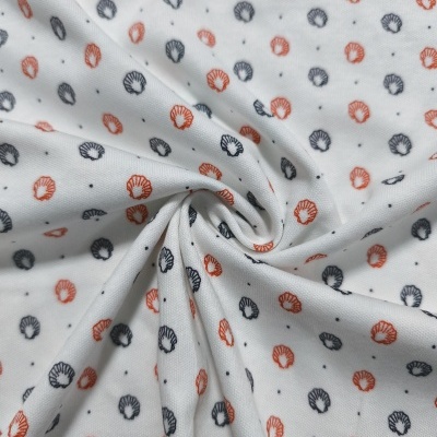 Malha Jersey Interlock algodão SEA SHELLS