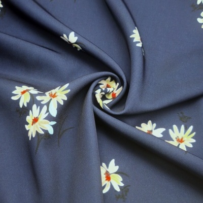 Tecido Viscose FLORIDO MARINHO