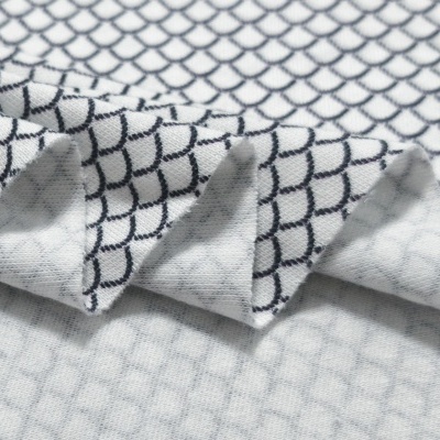 Malha Jersey Interlock algodão ESCAMAS