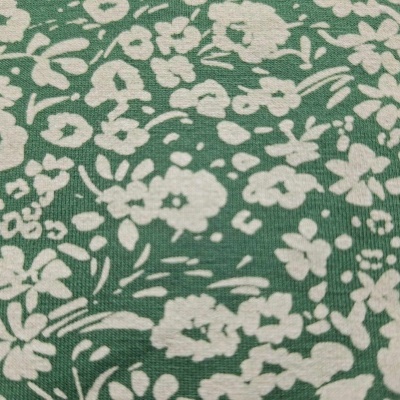 Tejido de punto Jersey Viscose  elastano LEAF