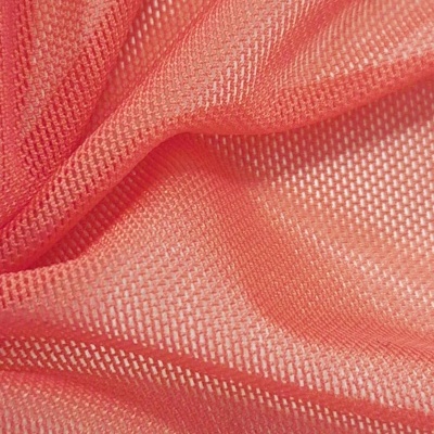Tejido tul con elastano SALMÓN