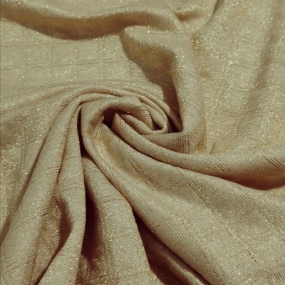 Malha Jacquard Acolchoada c/ Lurex OURO