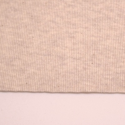 Malha canelada / rib BEGE