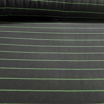 Malha Piquet Algodão GREEN & BLACK STRIPES