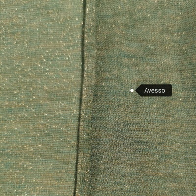 Tejido de punto Jersey Interlock conLurex  SHINE