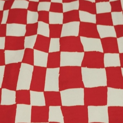 Felpa Italiana  XADREZ RED & WHITE