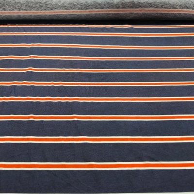 Jersey Algodão DARK BLUE STRIPES
