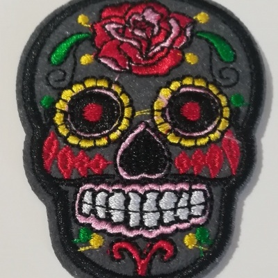 Aplicación termoadhesiva Calaveras mexicanas