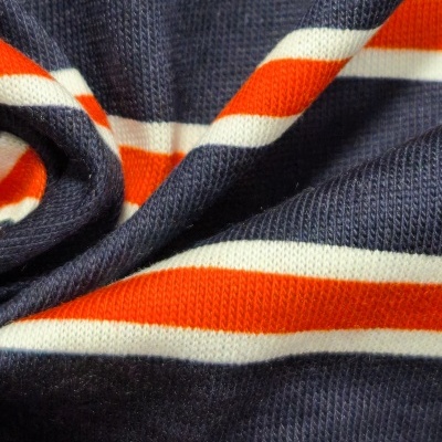 Jersey Algodão DARK BLUE STRIPES