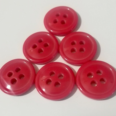 Botón rojo - 14 mm Paquete de 12