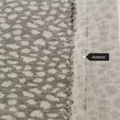 Malha Jacquard Interlock c/ Lurex GREY