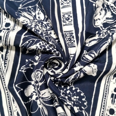 Tecido Popeline Viscose MEDALLION