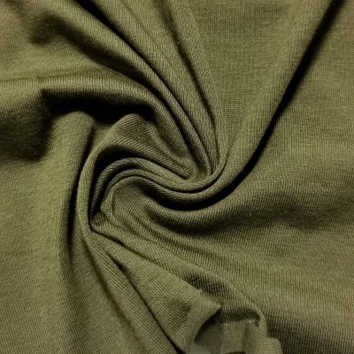 Malha Jersey algodão/Elastano AZEITONA