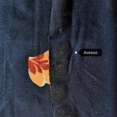 Malha jersey c / elastano FLOWER