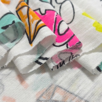 Malha Jersey flamé Algodão 4 FUN