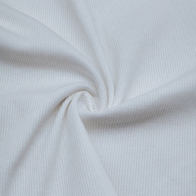 Malha canelada/rib BRANCO