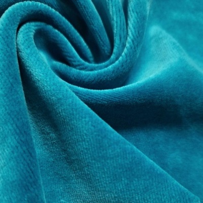 Peluche fabric (velvet type) PACIFIC BLUE