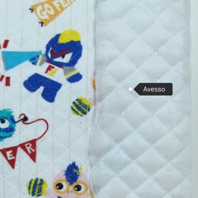 Malha  Algodão Acolchoado GO FENDI