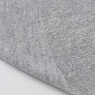 Italian fleece with carding GRAY