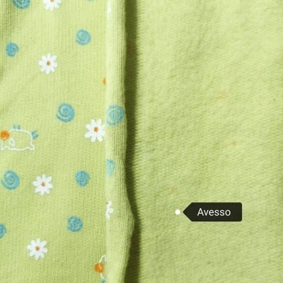 Felpa Italiana c/carda GREEN PIG