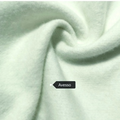 Sudadera americana con cardado orgánico/poliéster MINT BLUEWASH