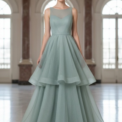 Tecido Tule c / elastano VERDE MINT