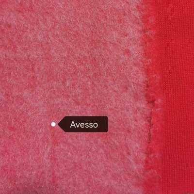 Sweat américain avec cardage BRIGHT RED