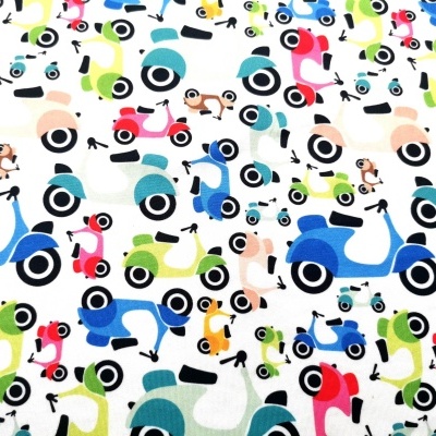 Malha Jersey Licra LAMBRETA