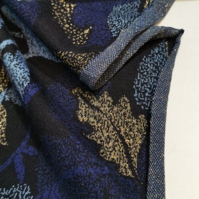 Malha Jacquard Interlock BRILHO FOLHAS