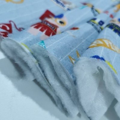 Tejido Acolchado BLUE FENDI