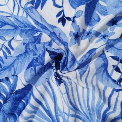 Malha 100% Linho AMAZON BLUE