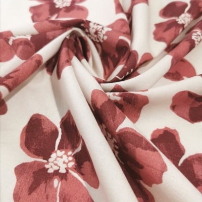 Tejido de voile de algodón FLORIDO