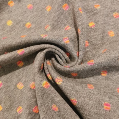 Malha Jacquard Interlock CINZENTO PINTAS