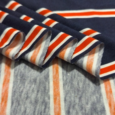 Jersey Algodão DARK BLUE STRIPES