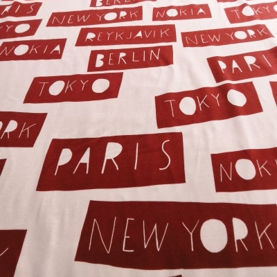 Malha canelada / rib PARIS PINK