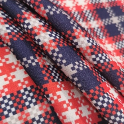 Tissu crêpe XEQUE-MATE