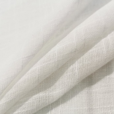 Tejido muselina blanco crudo