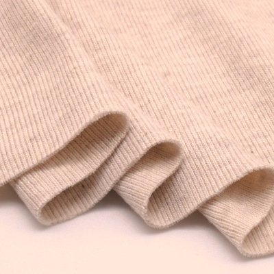 Malha canelada / rib BEGE