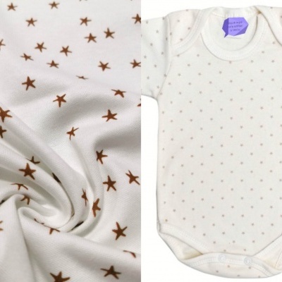 Malha Jersey Interlock algodão ESTRELINHAS