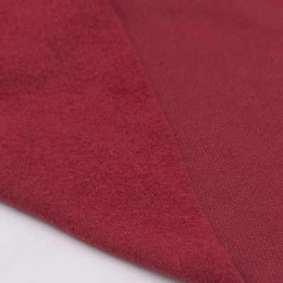 Polaire italienne avec cardage CRANBERRY