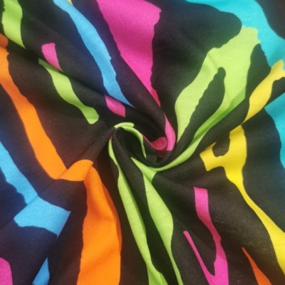 Malha Jersey Algodão CRAZY COLORS